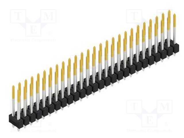 Connector: pin strips; pin header; male; PIN: 52; 2.54mm; THT; 2x26