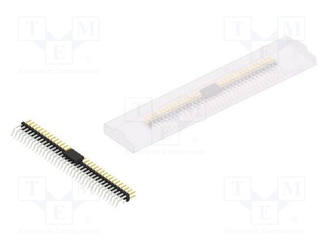 Connector: pin strips; pin header; male; PIN: 70; 2mm; SMT; 2x35