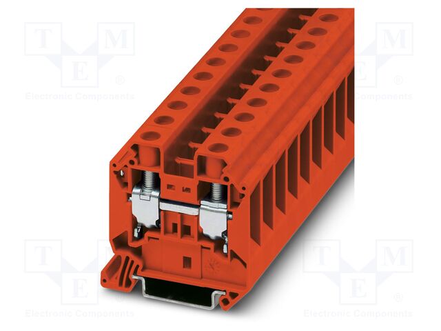 Splice terminal: rail; UT; PA; L: 54.4mm; terminals: 2; W: 12.2mm