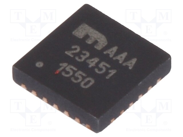 PMIC; DC/DC converter; Uoper: 2.7÷5.5V; Uout: 1÷3.3V; QFN26; buck