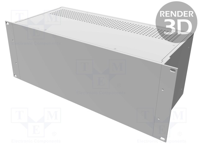 Enclosure: 19" standard; 4U; Enclos.mat: aluminium; Y: 203mm
