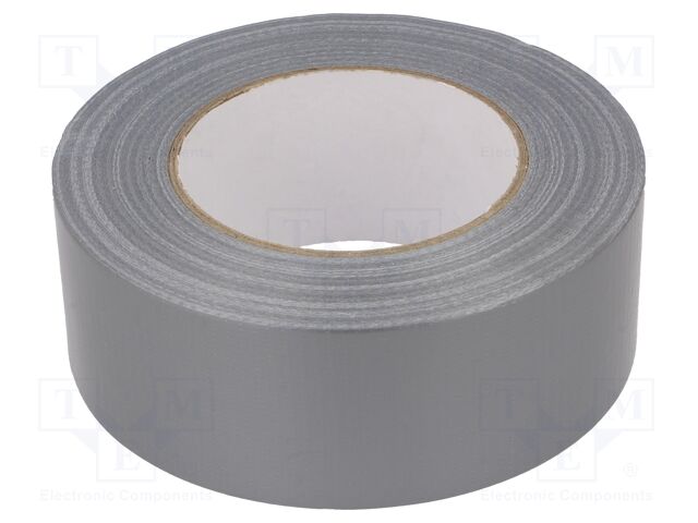 Tape: duct; W: 48mm; L: 50m; Thk: 0.17mm; silver; fabric; -20÷80°C