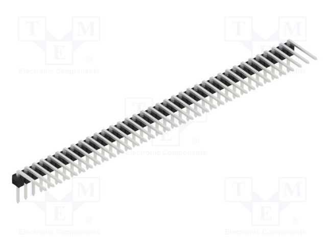 Connector: pin strips; pin header; male; PIN: 36; 2.54mm; THT; 1x36