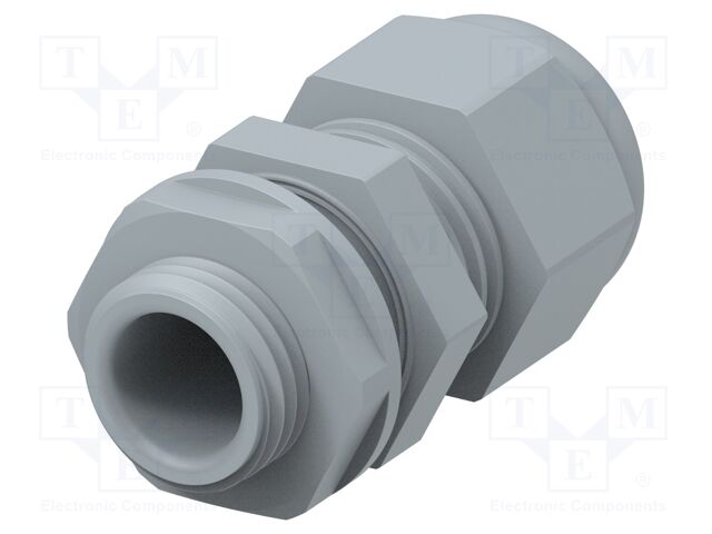 Cable gland; M16; 1.5; IP68; Mat: polyamide; grey; Entrelec