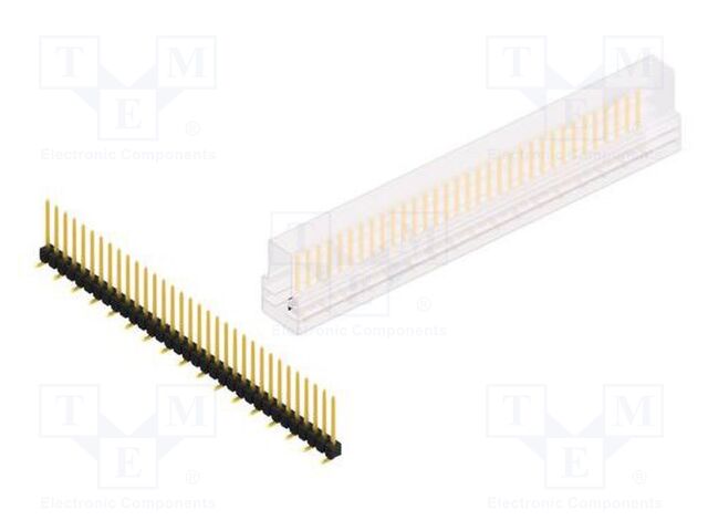 Connector: pin strips; pin header; male; PIN: 33; 2.54mm; SMT; 1x33