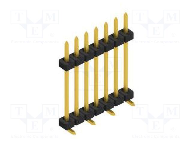 Connector: pin strips; pin header; male; PIN: 7; 2mm; SMT; 1x7; 100V