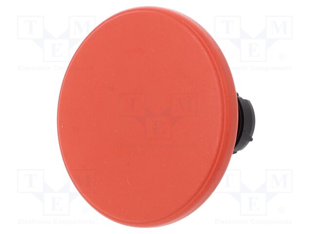 Switch: push-button; 22mm; Stabl.pos: 1; red; IP66,IP67,IP69K
