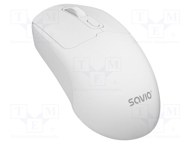 Mouse; white; USB A,USB C; wireless,Bluetooth; No.of butt: 4