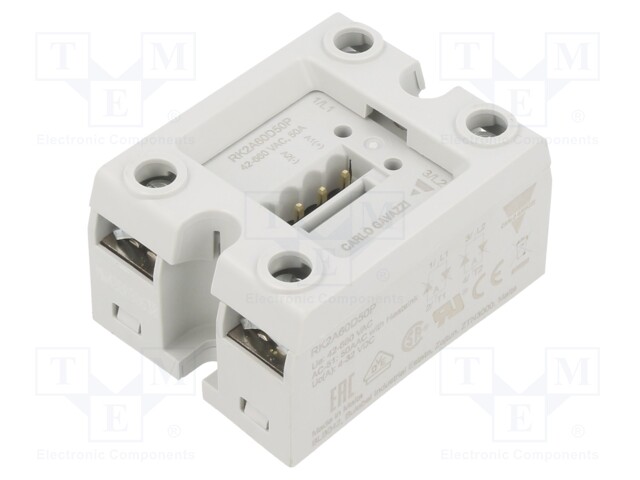 Relay: solid state; Ucntrl: 4÷32VDC; 50A; 42÷660VAC; 2-phase; IP20