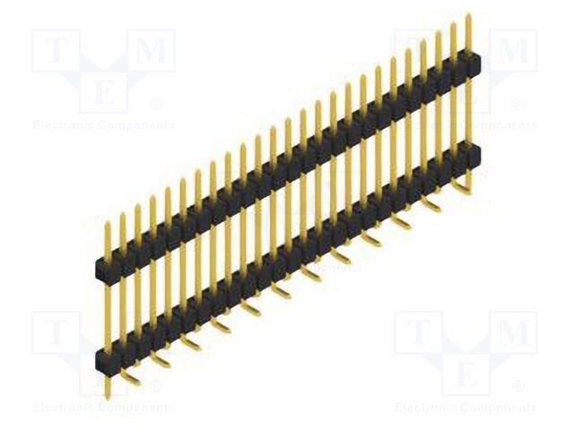 Connector: pin strips; pin header; male; PIN: 25; 2.54mm; SMT; 1x25