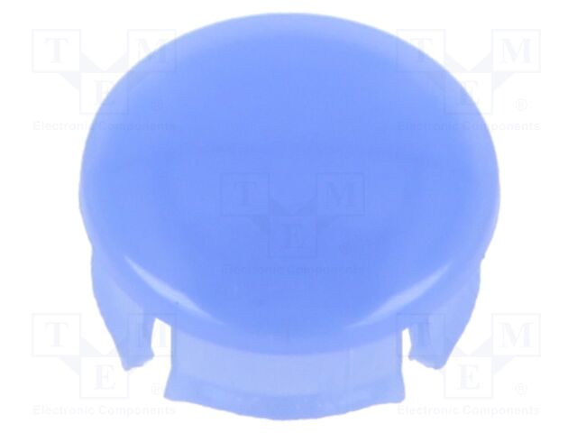 Cap; blue; Mounting: push-in; plastic