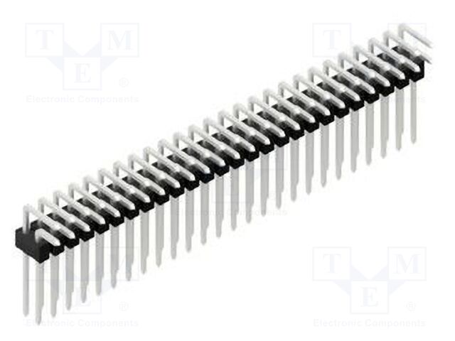 Connector: pin strips; pin header; male; PIN: 52; 2.54mm; THT; 2x26