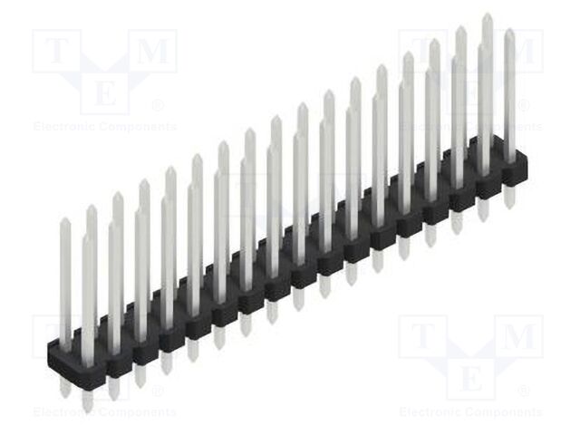Connector: pin strips; pin header; male; PIN: 34; 2.54mm; THT; 2x17