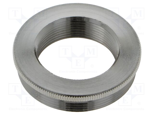 Reduction of threads for glands; Int.thread: PG29; brass; nickel