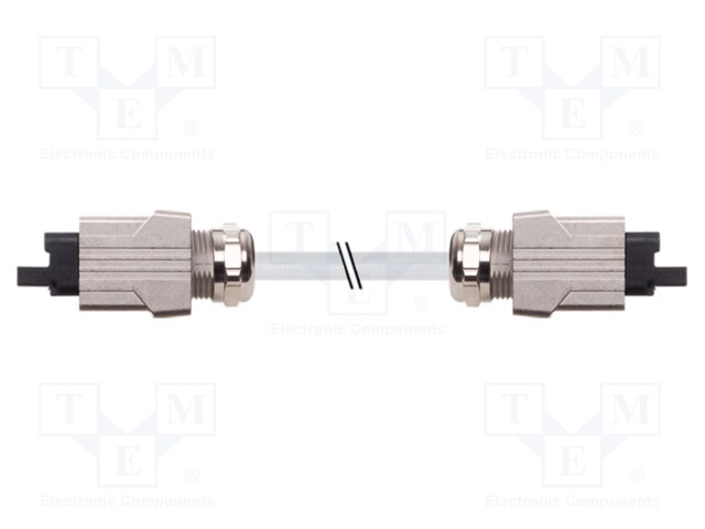 Connection lead; IP65; 24VAC; 24VDC; 16A; 20m; Series: 7000; PIN: 5