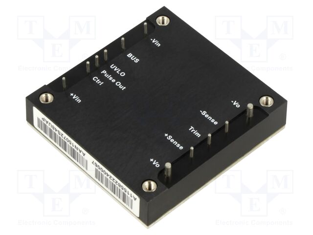 Converter: DC/DC; 150W; Uin: 14÷160VDC; Uout: 48VDC; Iout: 3.2A; 113g