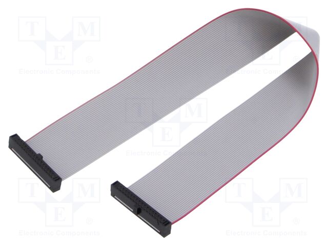 Ribbon cable with IDC connectors; Tape ph: 0.64mm; 228.6mm