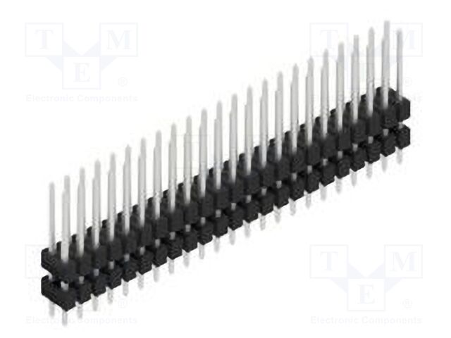 Connector: pin strips; pin header; male; PIN: 46; 2.54mm; THT; 2x23