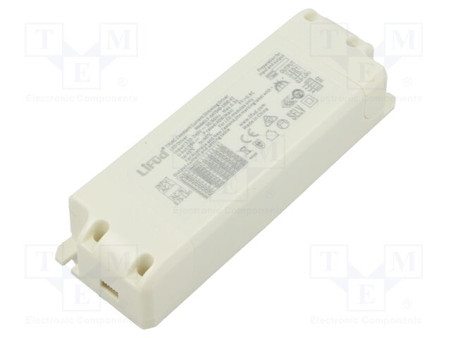 Power supply: switching; LED; 40W; 9÷42VDC; 700mA÷1.05A; IP20; 83%