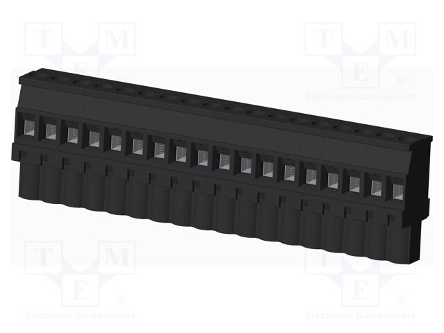 Connector: pluggable terminal block; plug; female; angled 90°