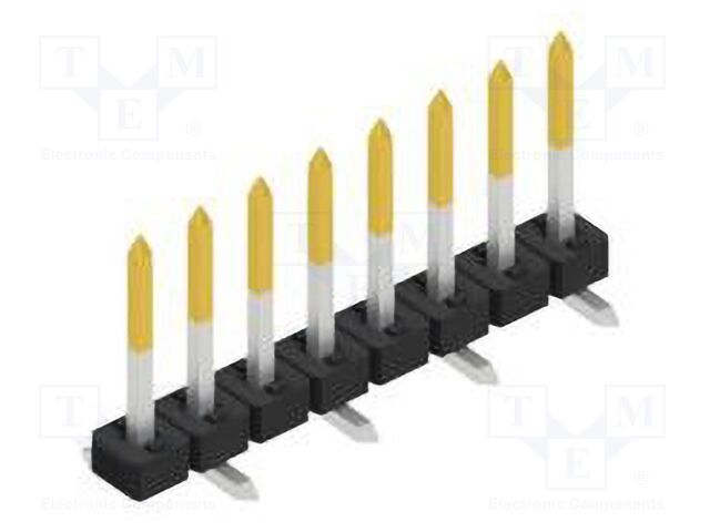Connector: pin strips; pin header; male; PIN: 8; 2mm; SMT; 1x8; 100V