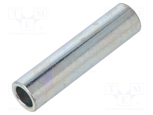 Spacer sleeve; 8.2mm; cylindrical; steel; zinc; Out.diam: 50mm