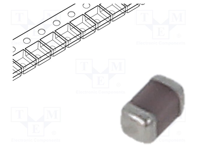 Capacitor: ceramic; MLCC; 9pF; 50V; C0G; ±0.25pF; SMD; 0402
