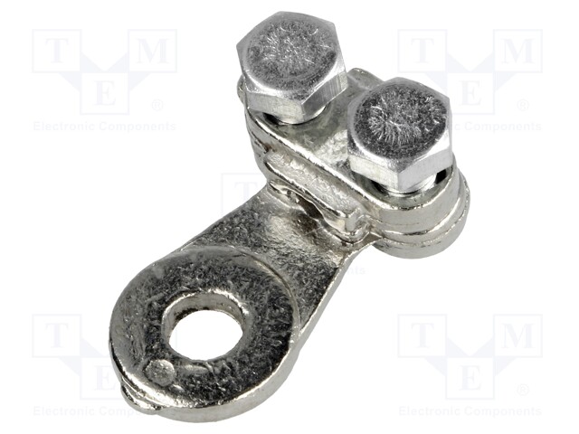 Ring terminal; M5,5; 10mm2; screw terminal; for cable; copper; 6mm