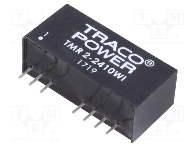 Converter: DC/DC; 2W; Uin: 9÷36V; Uout: 3.3VDC; Iout: 500mA; SIP9