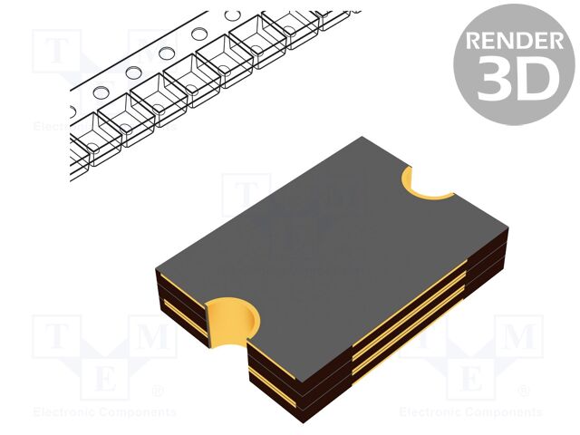 Fuse: PTC polymer; 3.3A