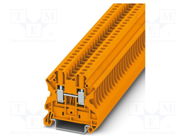 Splice terminal: rail; UT; 32A; 1kV; screw terminal; PA; 0.14÷6mm2