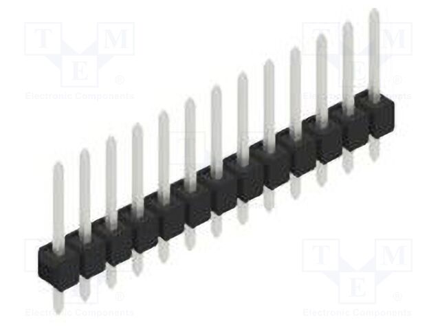 Connector: pin strips; pin header; male; PIN: 13; 2.54mm; THT; 1x13