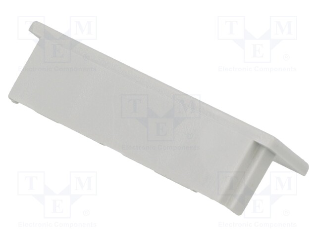 Terminals cover; for enclosures; grey