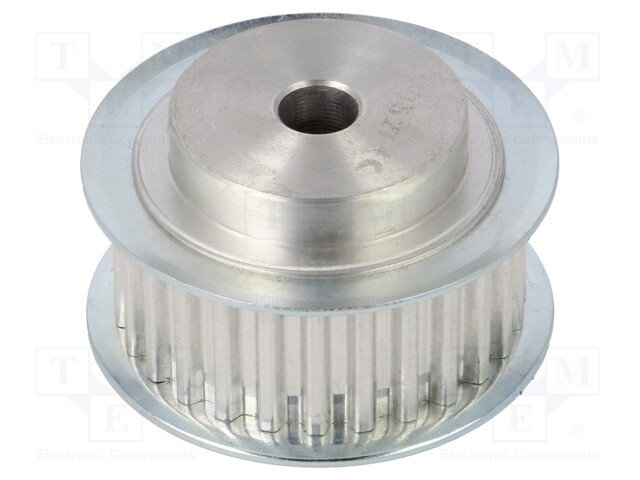 Belt pulley; T5; W: 16mm; whell width: 27mm; Ø: 42.2mm; aluminium