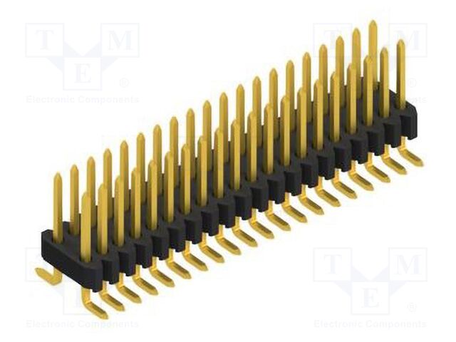 Connector: pin strips; pin header; male; PIN: 40; 1.27mm; SMT; 2x20