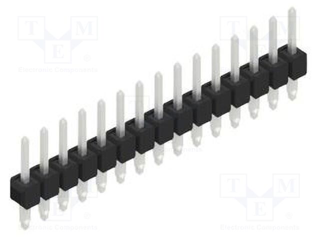 Connector: pin strips; pin header; male; PIN: 15; 2.54mm; THT; 1x15