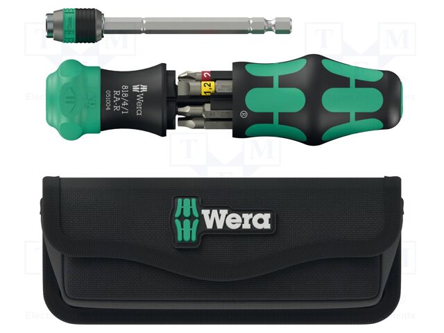 Kit: screwdriver; square,Phillips,slot; Kraftform Kompakt 26