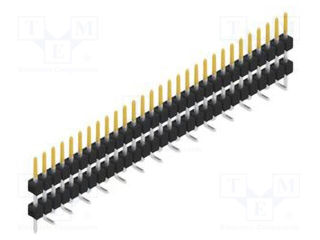 Connector: pin strips; pin header; male; PIN: 29; 2.54mm; SMT; 1x29