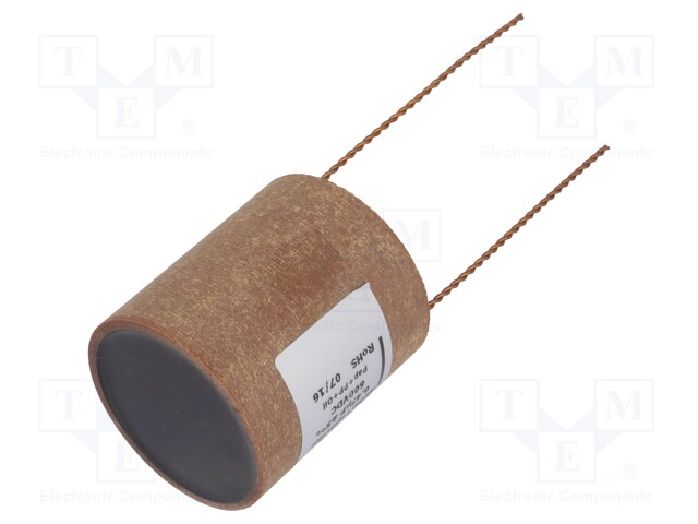 Capacitor: copper-polypropylene-paper; 470nF; 600VDC; ±5%; 0.0035