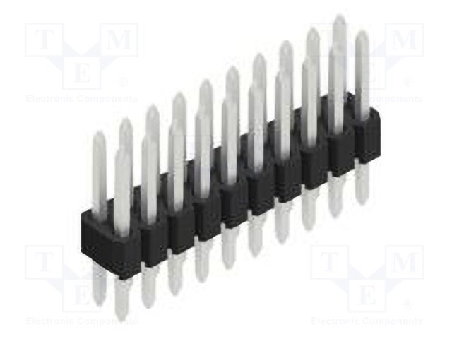 Connector: pin strips; pin header; male; PIN: 20; 1.27mm; THT; 2x10