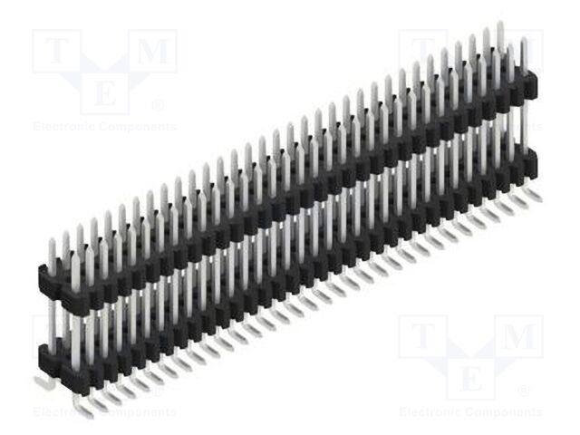 Connector: pin strips; pin header; male; PIN: 66; 1.27mm; SMT; 2x33