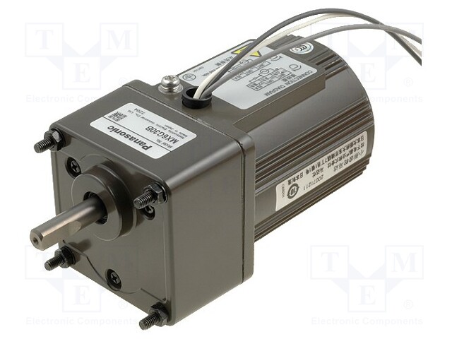 Motor: AC; 1-phase; 6W; 230VAC; 1250rpm; 50rpm; 1kg; IP22; Trans: 1: 25