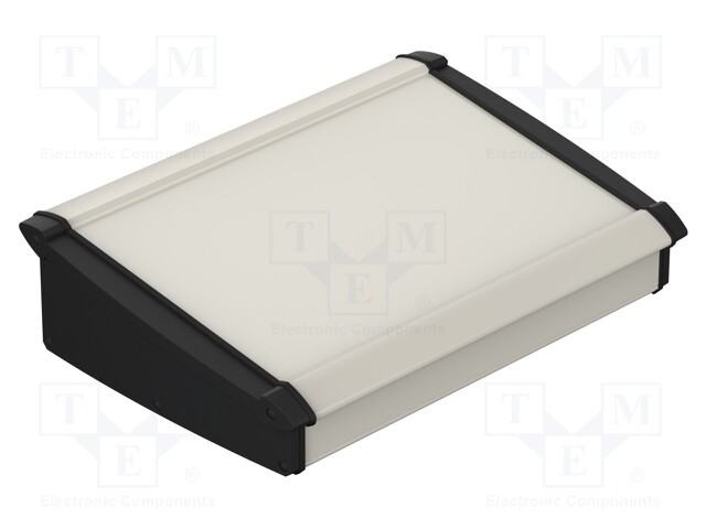 Enclosure: desktop; Alu-Topline; X: 300mm; Y: 232.6mm; Z: 86mm; IP65
