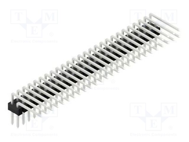 Connector: pin strips; pin header; male; PIN: 52; 2.54mm; THT; 2x26