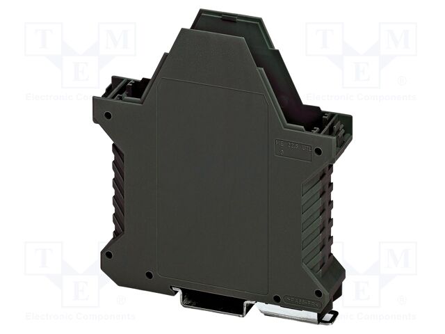 Enclosure base; black; UL94V-0; ME 22,5; for DIN rail mounting