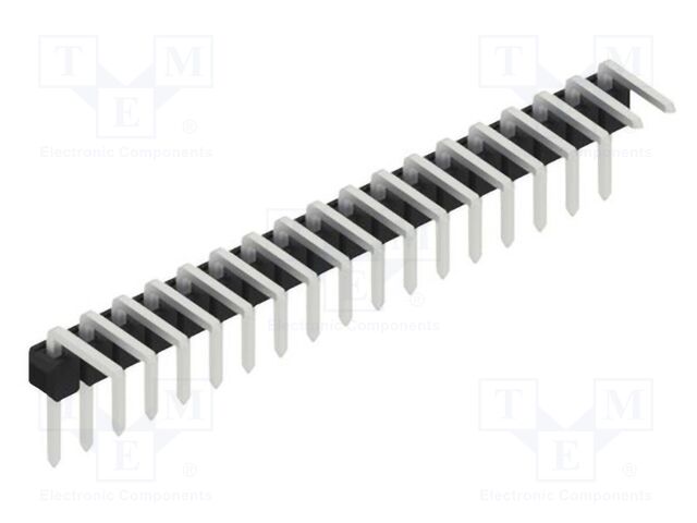 Connector: pin strips; pin header; male; PIN: 18; 2.54mm; THT; 1x18