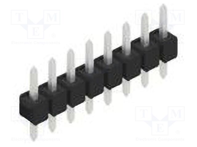 Connector: pin strips; pin header; male; PIN: 8; 2.54mm; THT; 1x8