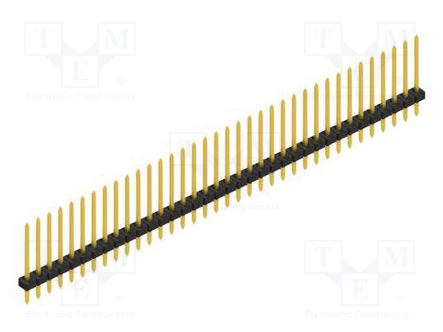 Connector: pin strips; pin header; male; PIN: 36; 2mm; THT; 1x36