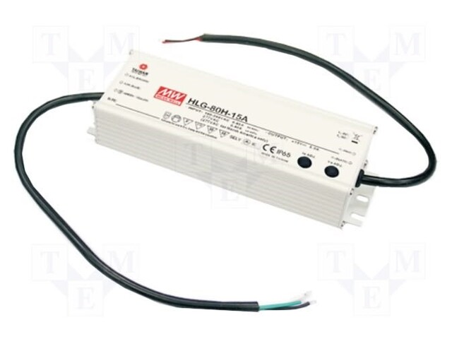 Power supply: switched-mode; LED; 81W; 54VDC; 49÷58VDC; 0.9÷1.5A