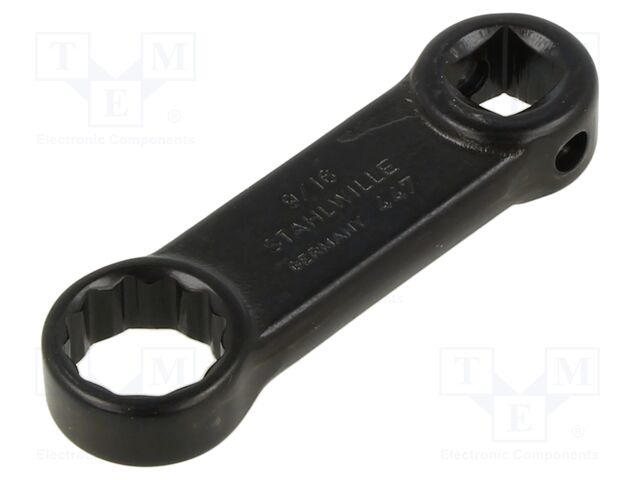 Socket; torque,box,special; Mounting: 3/8"; flat; oxidized steel